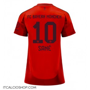 Bayern Munich Leroy Sane #10 Prima Maglia Femmina 2024-25 Manica Corta
